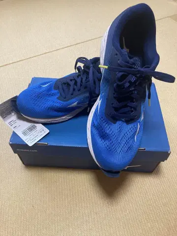 MIZUNO 미즈노 웨이브 쉐도우 3 와이드 러닝화 블루