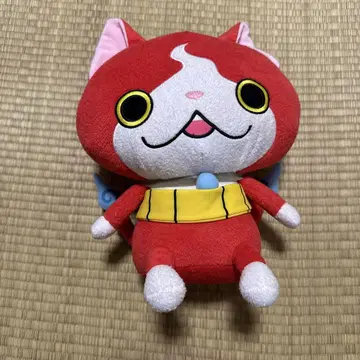 요괴워치 지바냥 봉제 인형 레트로 빈티지