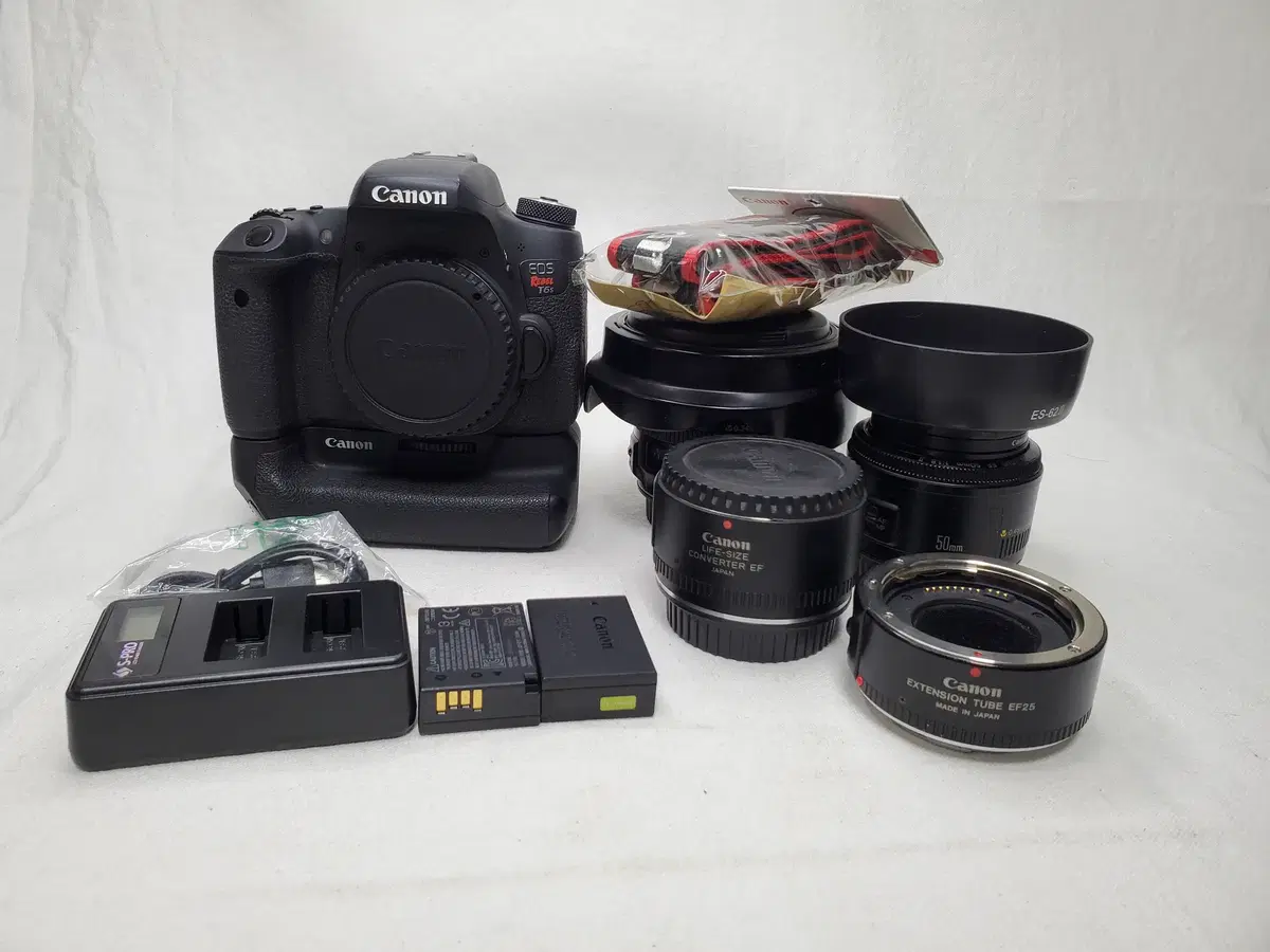 Canon Rebel T6s Digital Camera + Lens and more