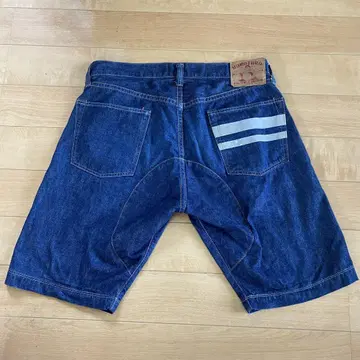 MOMOTARO JEANS 모모타로 청바지 하프 팬츠 W34