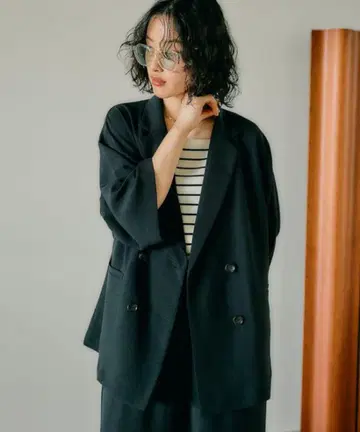 린넨 크루즈 W 5부 소매 자켓 243492