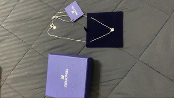 스와로브스키 실버 목걸이 다이아몬드 컷
