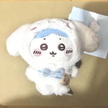 치이카와 산리오 콜라보 마스코트 홀더 하치와레 시나모롤