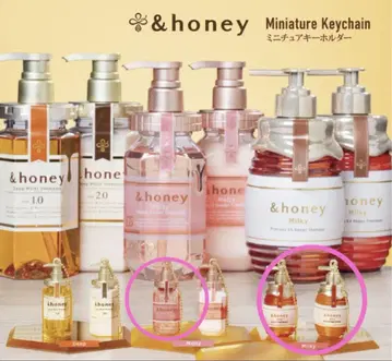 &honey 앤 허니 미니어처 키링 가챠 3개 세트
