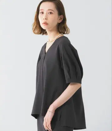 어반 리서치 로쏘 반팔 블라우스 린넨