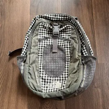 THE NORTH FACE 럭색/백팩 그린 체크 무늬