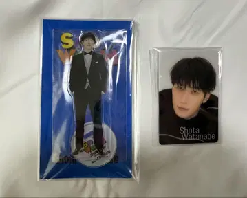 SnowWorld 와타나베 쇼타 아크릴 스탠드 엿보기 카드 2개 세트