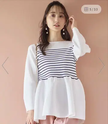 anysis 스폰디쉬 페플럼 니트