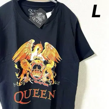 새상품 QUEEN 퀸 티셔츠 블랙 L 사이즈