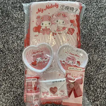 산리오 당첨 복권 마이멜로디 좌식 의자 묶음 판매