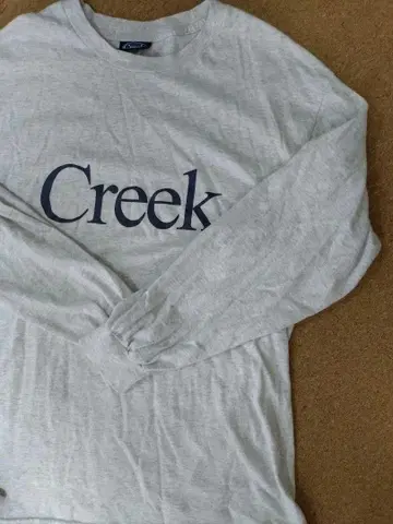 Creek 긴팔 티셔츠 L 그레이
