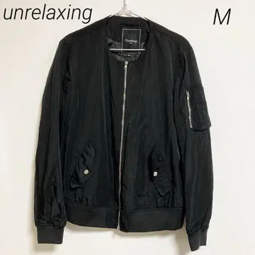 0244 unrelaxing 안릴랙싱 MA-1 자켓 M