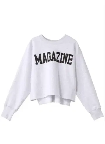 THIRD MAGAZINE 크롭 맨투맨