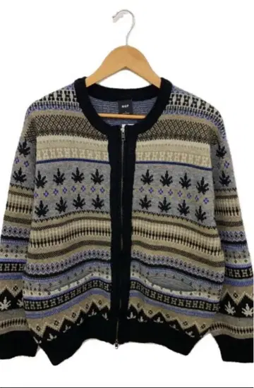HUF 지퍼 스웨터 GILBERT ZIP SWEATER M
