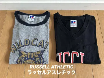 여성용 RUSSELL ATHLETIC 러셀 애슬레틱 티셔츠
