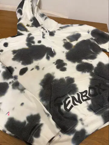 TENBOX 타이다이 패턴 후드티 M 사이즈