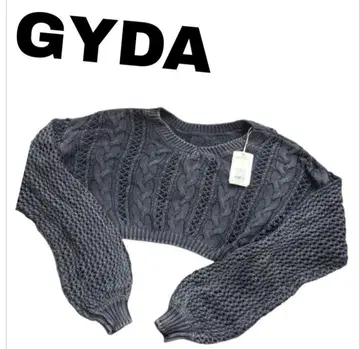 GYDA 블리치 니트 얇은 소재 미사용 택 포함 보관품.