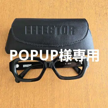 EFFECTOR GAIN 블랙 프레임 안경