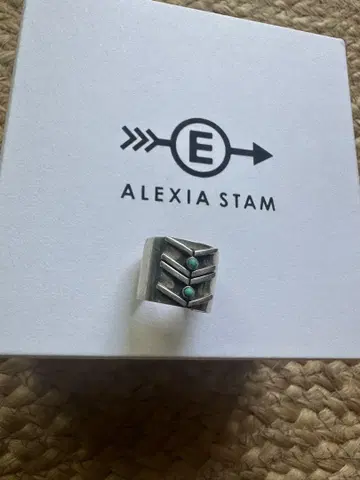 ALEXIA STAM 실버 반지 터콰이즈
