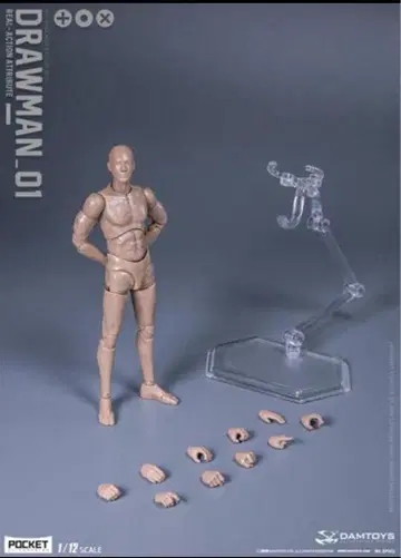 1/12 SCALE ACTION FIGURE "DRAWMAN" 남성 소체
