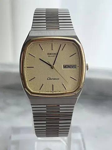 배터리 교체 완료] SEIKO Chronos DAYDATE 콤비 크로노스
