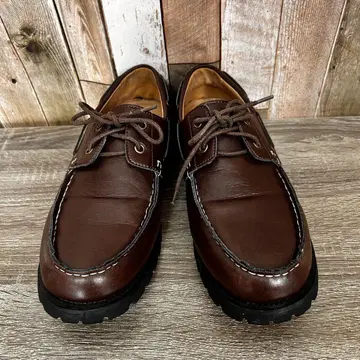 캐스 버전 브라운 가죽 신발 M 사이즈