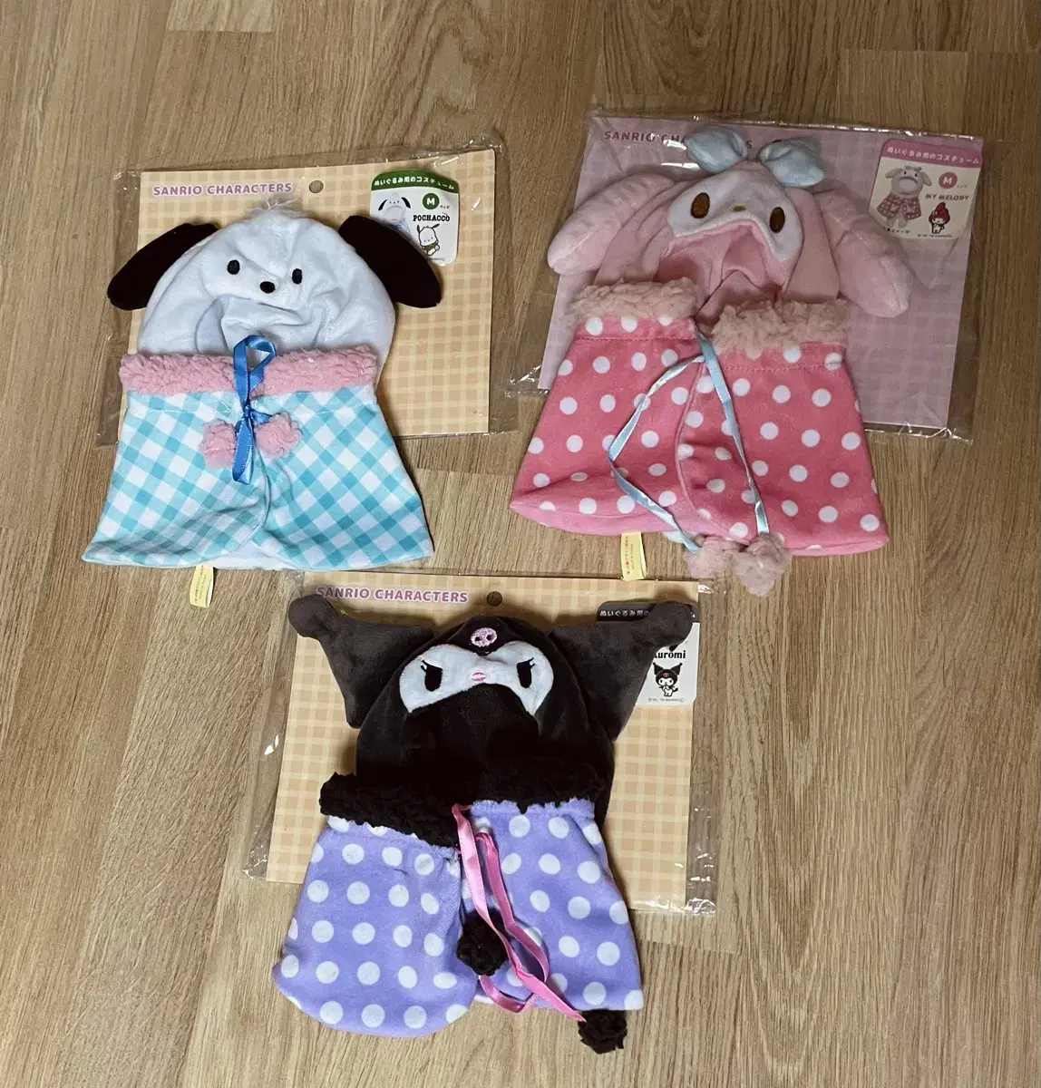 Sanrio My Melody Kuromi Pochacco Nui Doll Clothes Cotton Doll Clothes Cape