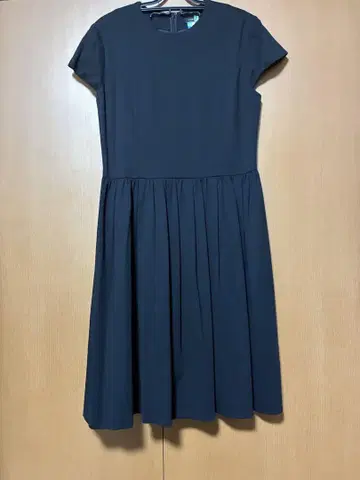 YOKO CHAN 개더 원피스 (블랙) 사이즈 40