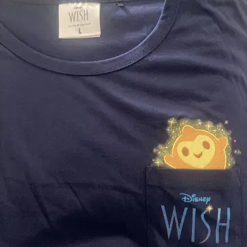디즈니 WISH 네이비 티셔츠 L 사이즈