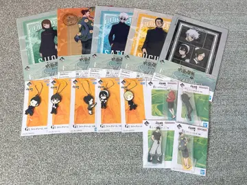 주술회전 E상 아크릴 스탠드 F상 클리어 파일 G상 러버 참