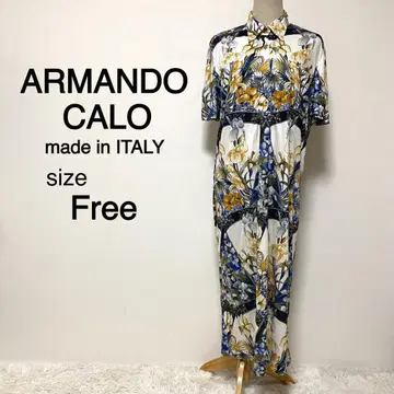 이탈리아제] ARMANDO CALO 꽃무늬 셔츠 원피스