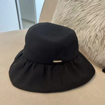 아시야 로사 블랑 개더 햇 챙 10cm (챙 뒷면 차광) S 사이즈
