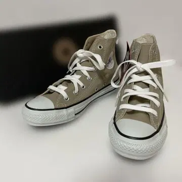 컨버스 캔버스 올스타 컬러 하이 베이지 23cm 미사용