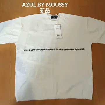 AZUL BY MOUSSY 화이트 니트 스웨터 새상품
