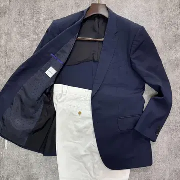 PAUL SMITH 폴 스미스 안감 도트 테일러드 자켓 네이비