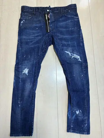 새상품급 디스퀘어드 DSQUARED2 데미지 데님 52 레어