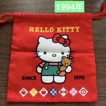 키티 복조리 미사용 새상품 1994년 제작 빨간색