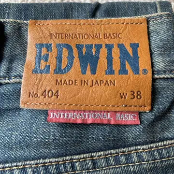 EDWIN 스트레이트 데님 W38 404