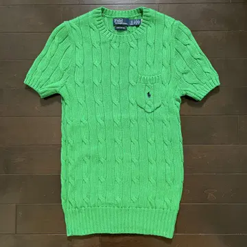Polo Ralph Lauren 반팔 니트 XS 사이즈 그린