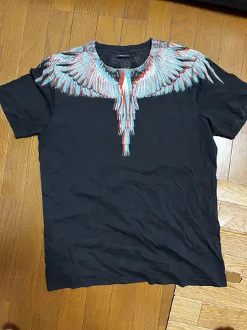 MARCELO BURLON 페더 3D 프린트 티셔츠