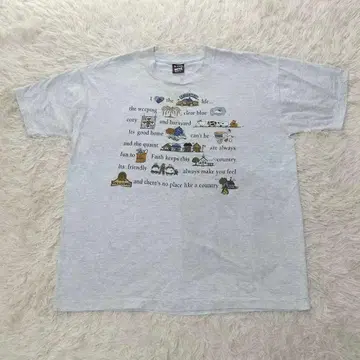 후르츠 오브 더 룸 90s 싱글 스티치 티셔츠 XL USA제