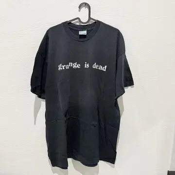 NIRVANA 커트 코베인 'grunge is dead' 티셔츠 XL