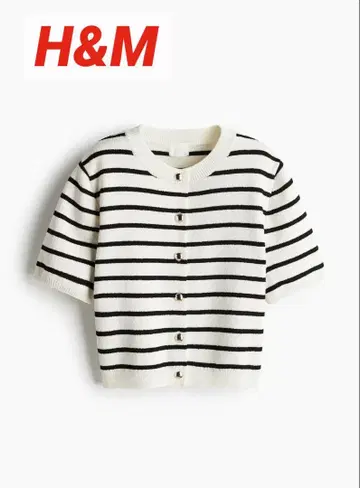 H&M 에이치앤엠 반팔 가디건 XS 여성용