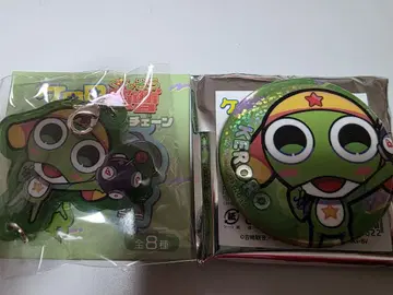 개구리 중사 케로로 라메 캔뱃지 연결 미니 아크릴 체인 케로로