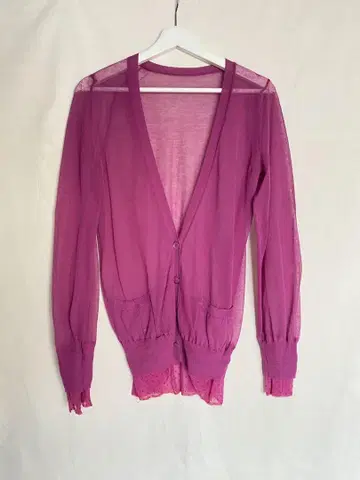 사카이 핑크 가디건