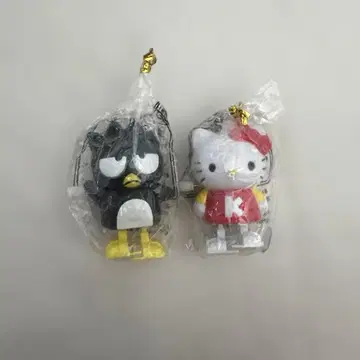 헬로키티와 펭귄 스트랩 세트