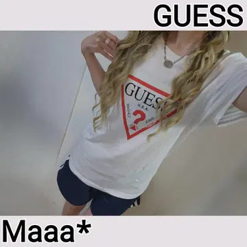 GUESS 스테디셀러 귀여운 티셔츠