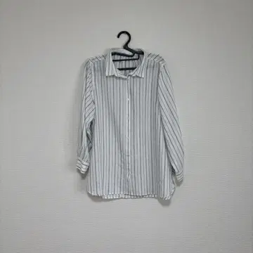긴팔 셔츠 3개 세트 (스트라이프 화이트)