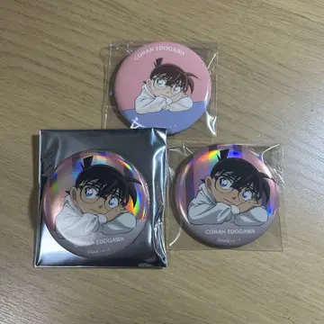 에도가와 코난 캔뱃지 3개 세트