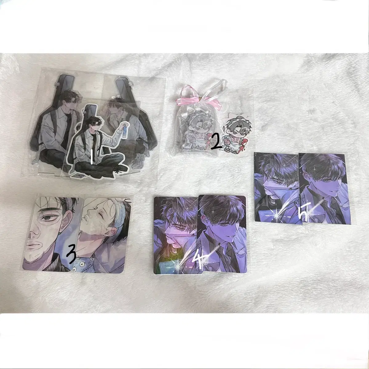 Omniscient Reader's Viewpoint Bokeo-nim Joongdok Poca Acrylic Stand Cushion Keyring Band Made Mask Pack
